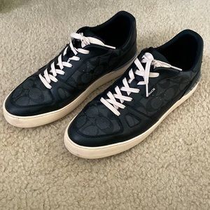Coach Signature Canvas black shoes